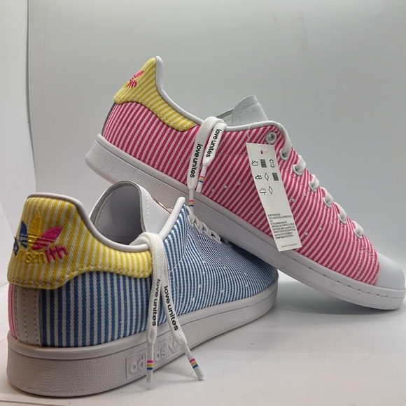 NEW w/Box Adidas Special Edition Stan Smith Pride FY9021 Tennis Shoes - Picture 15 of 16
